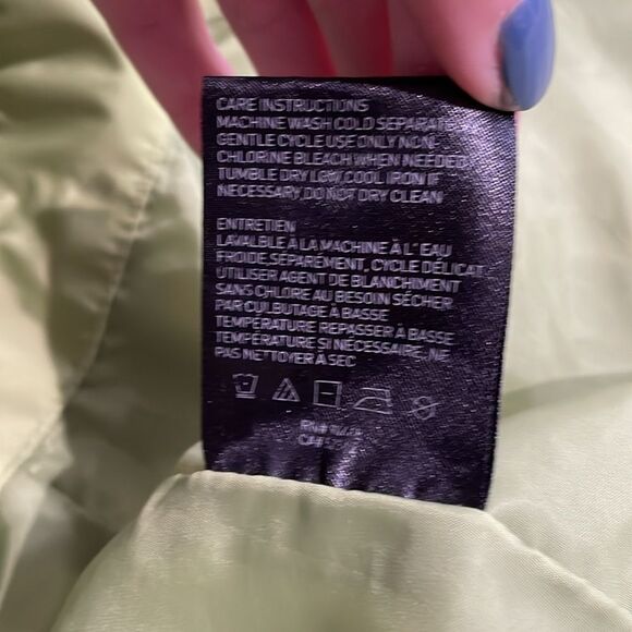 Johnston & Murphy Hip Length Rain Jacket Size XS (2/4) Green Hooded - Picture 12 of 13